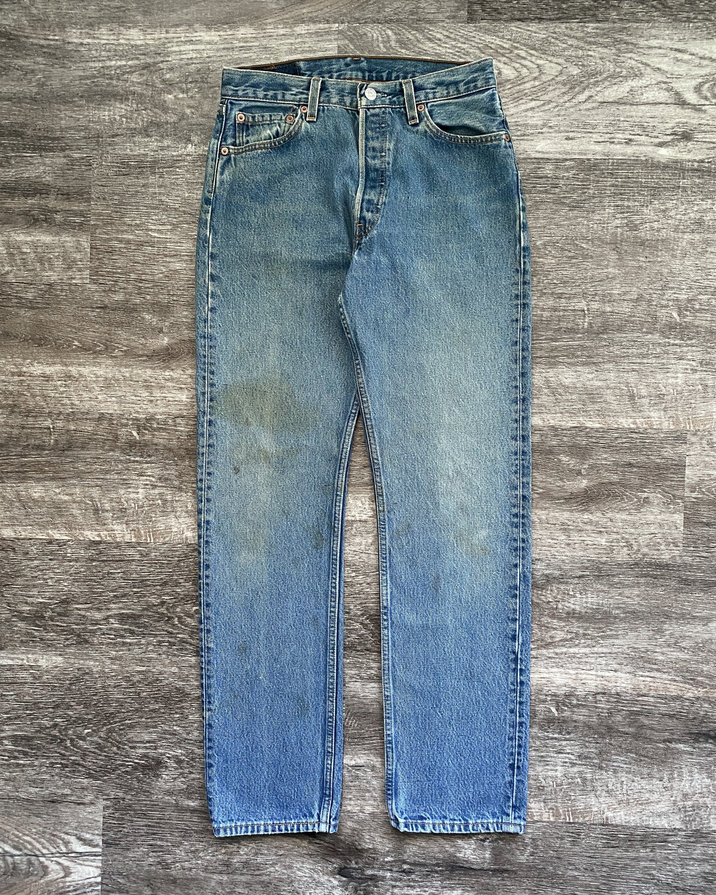 1990s Levi's Well Worn Dirt Wash 501 - Size 29 x 31