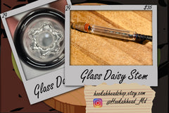 Glass Daisy Stem - Standard from Hookahhead shop