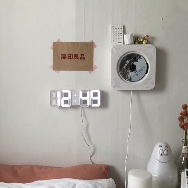 digital clock aesthetic