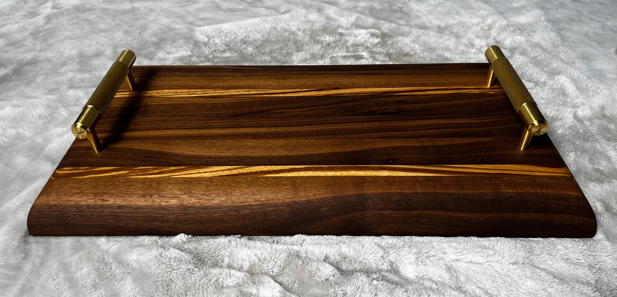 African Padauk and Maple wood end grain cutting board. 15” x 12” x 1.25”