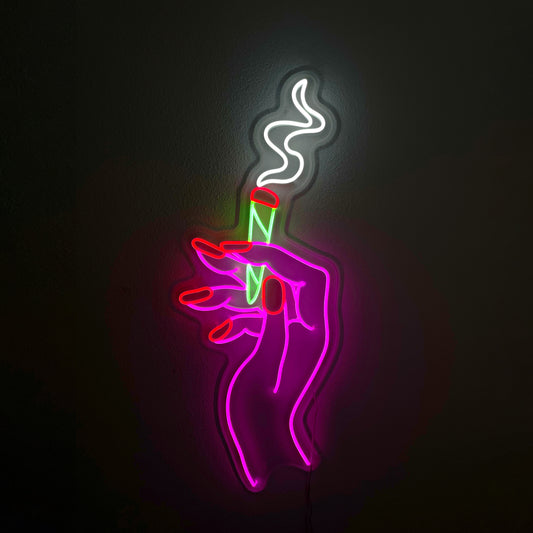 Neon sign “Flower by Takashi Murakami”
