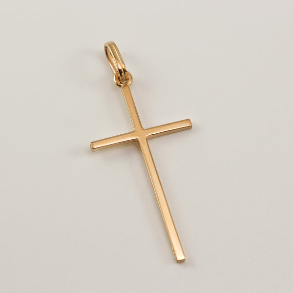 14K Yellow Gold Reversible Cross Charm - JCPenney