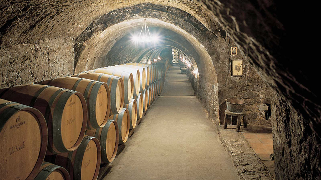 Cellar at Bodegas Ismael Arroyo