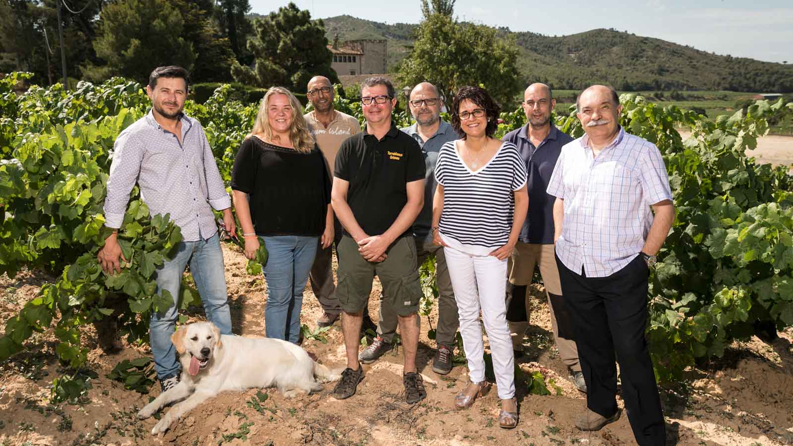 The team at Bodegas Grimau