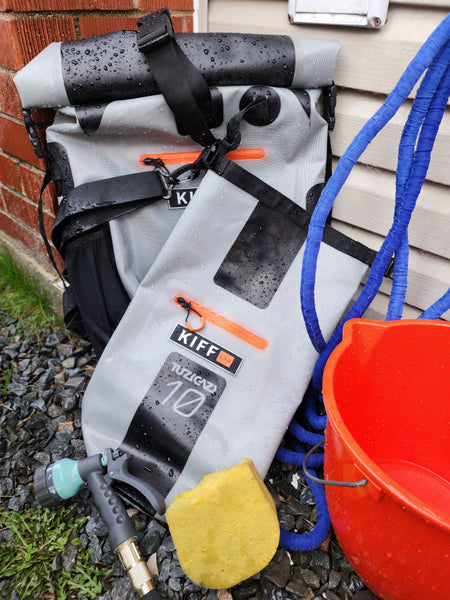 How to clean a dry bag