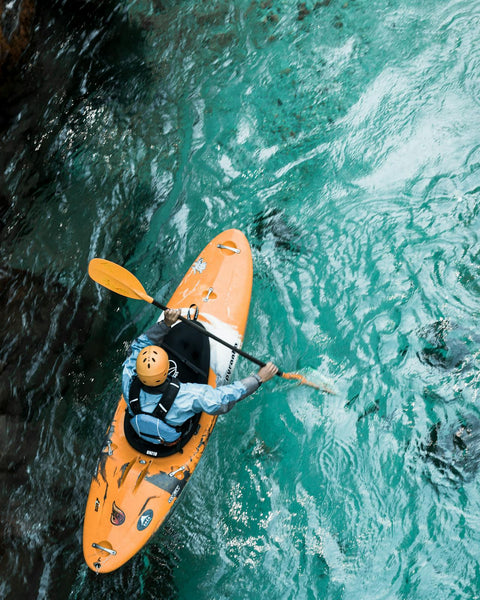 river rapid kayak