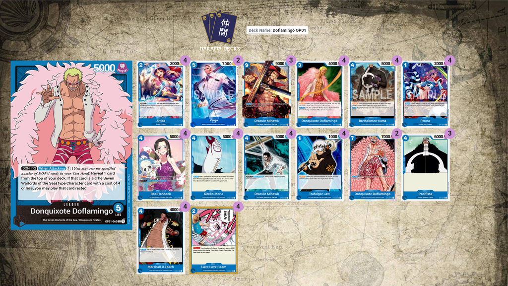 Doflamingo deck list OP01