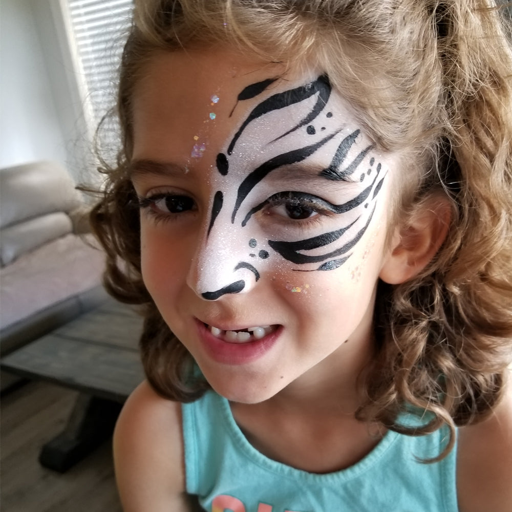 face painting simple lion