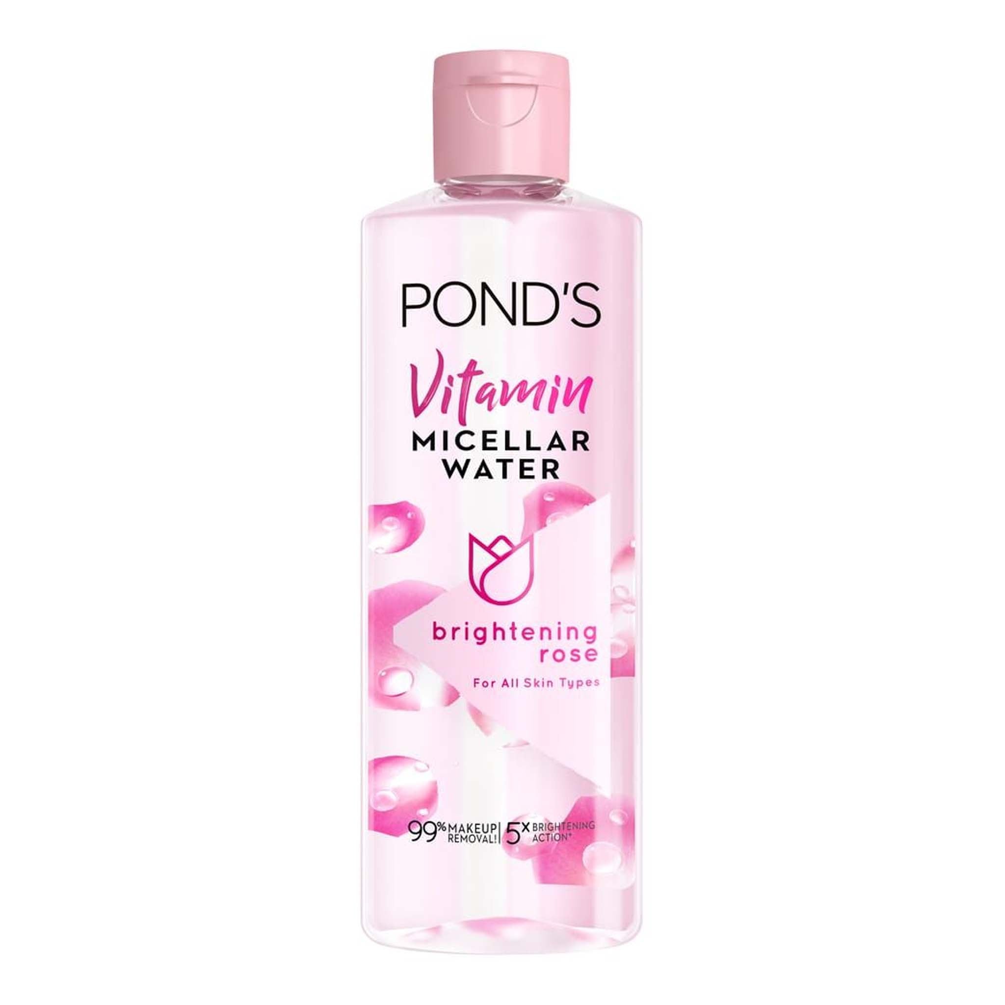 Ponds - Vitamin Brightening Rose Micellar Water - 400ml