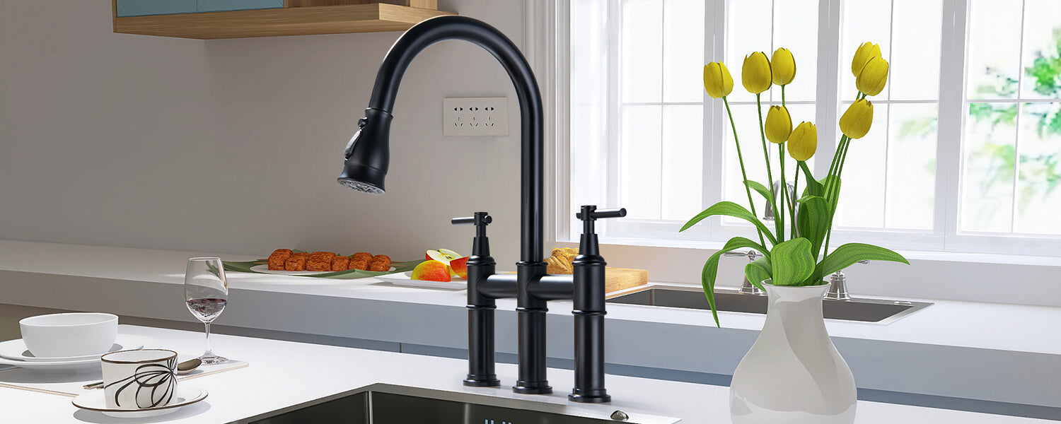 Double Handle Kitchen Faucet