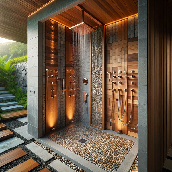 Luxury Spa Style Ourdoor Shower