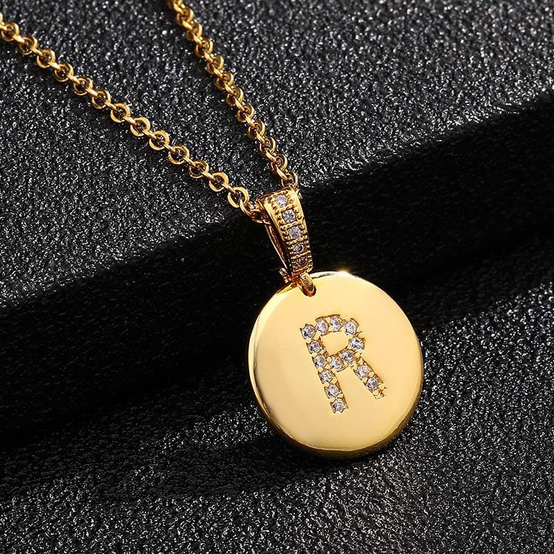 Jewelry and Accessories Initial Pendant Necklace R In The Buzz