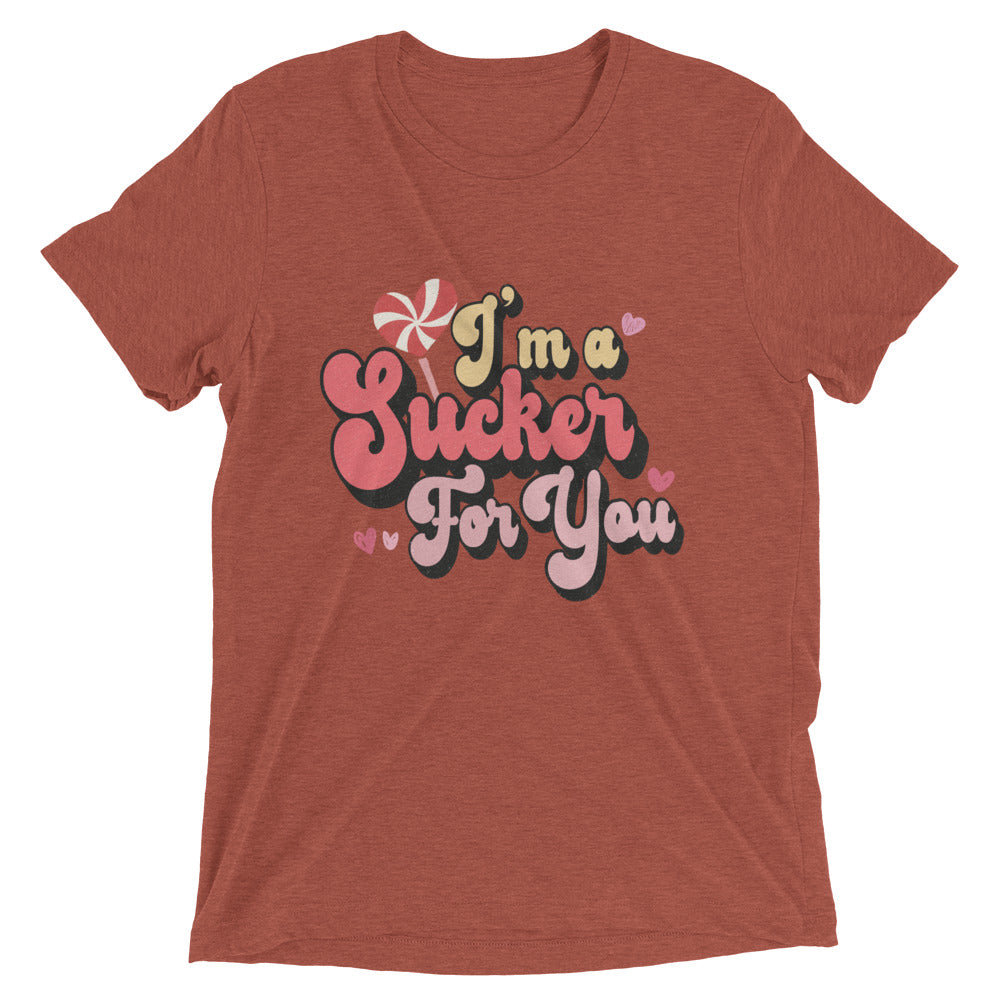Sucker For You unisex tri-blend t-shirt - Sport Finesse