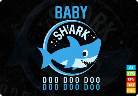 Free Free 195 Baby Shark Words Svg SVG PNG EPS DXF File