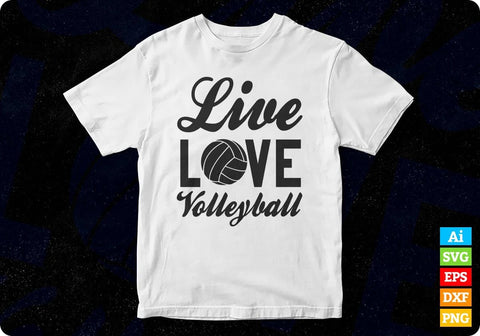 Free Free 340 Live Love Volleyball Svg SVG PNG EPS DXF File