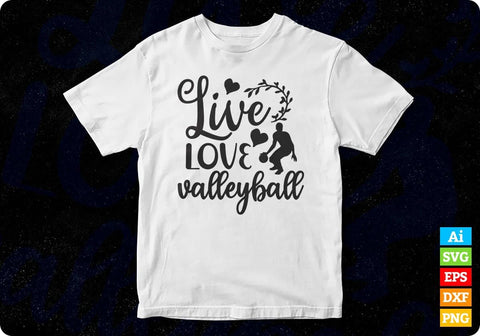 Download Volleyball Editable T Shirt Designs In Ai Svg Png Printable Files Vectortshirtdesigns