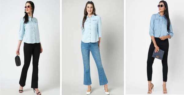 4 Best Denim Shirts Matching Pants for Women - Kraus Jeans