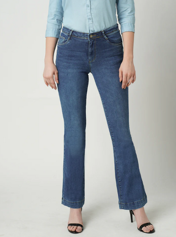 skinny flare jeans