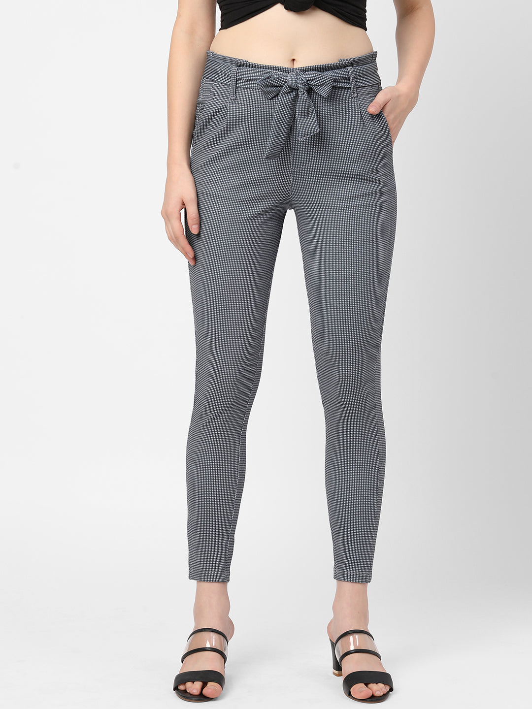 NWT AVA VIV PAPERBAG HIGH RISE PANT