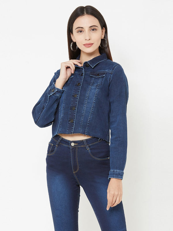 Casual Wear Full Sleeves Ladies Stylish Denim Top, Size: XL at Rs 240/piece  in New Delhi