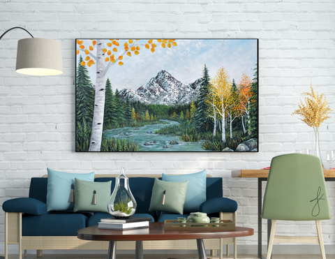 Acrylic Landscape Paintings | Artist Jess Alice | Originals + Prints