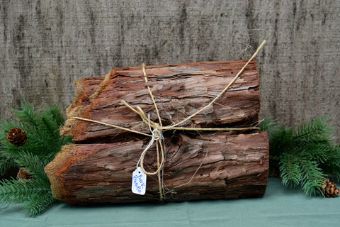 California Raw cedar bark is great for your craft projects, animals, home and garden. Used for Aquariums, Pet habitats, garden areas or smudge sticks for your home, whatever your need, this untreated bark is ready