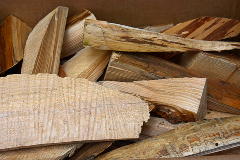 California raw Cedar Kindling. scraps from chainsaw carving. artist Jess Alice offers scraps for your own projects or to enjoy the aroma of organic cedar in your fireplace, campfire, bonfire or used for your own projects