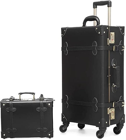 Luggage ALONCExlx Luggage Sets Leather Trolley Suitcases and Travel Bags Suitcase Carry On Rolling Luggage (Size : 24")