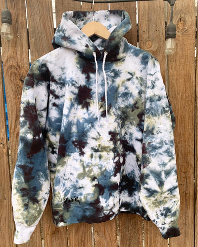 Earthy Camo Tie Dye Hoodie - Tie Dye Clothing