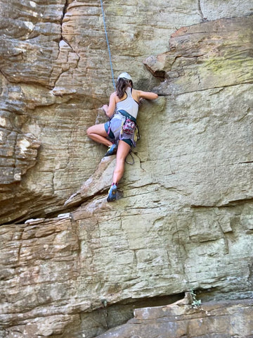 rock climbing lady crushers