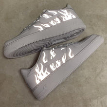 reflective flame air force 1