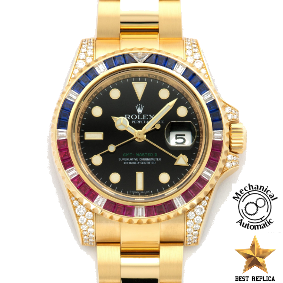 rolex gmt master ii pepsi diamond