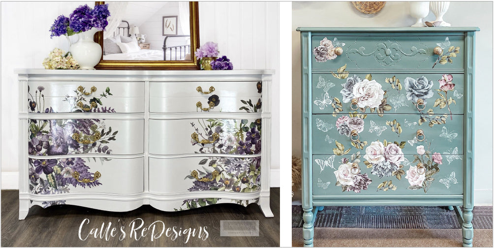 Upcycled vintage cabinets from Little Gems Interiors