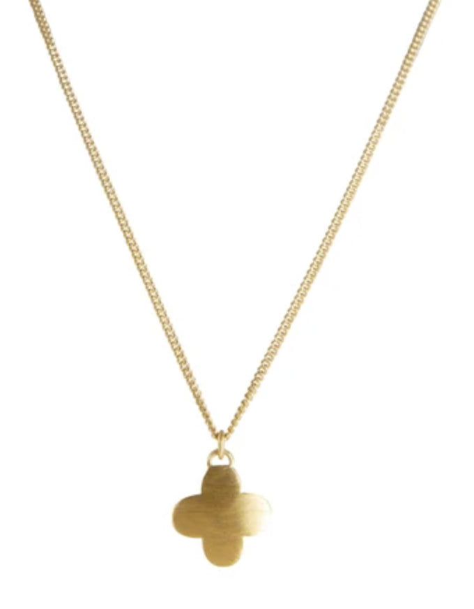 Moroccan Drop Necklace Gold