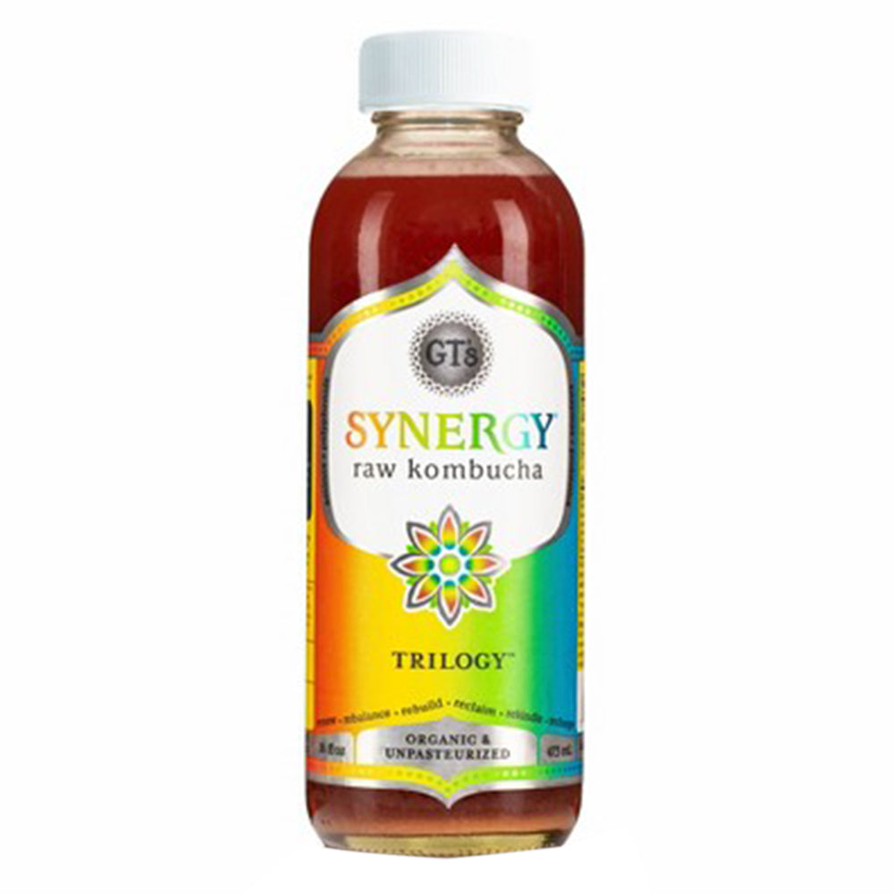 synergy raw kombucha caffeine content