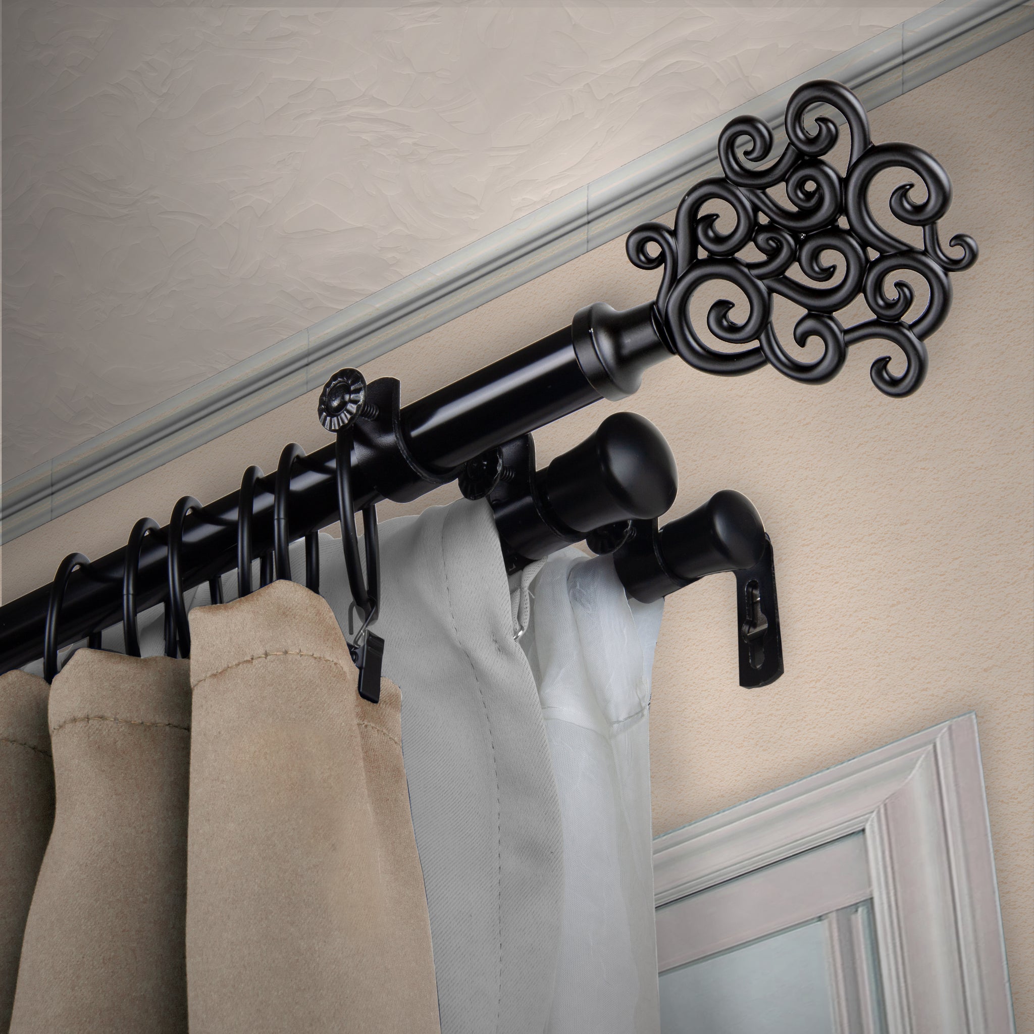 Tidal 13 16 Triple Curtain Rod Desyne Store