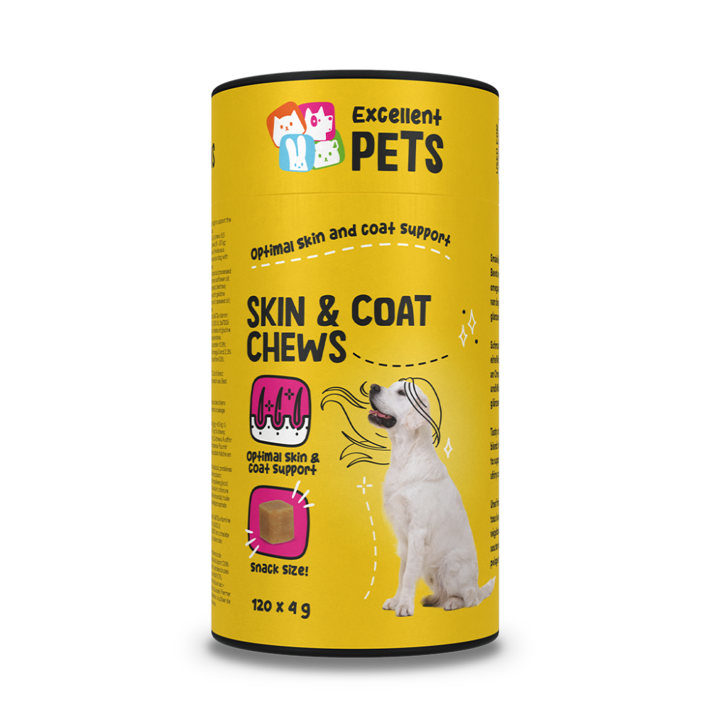 Petsexclusive Excellent Pets Skin and Coat Chews 120 Treats