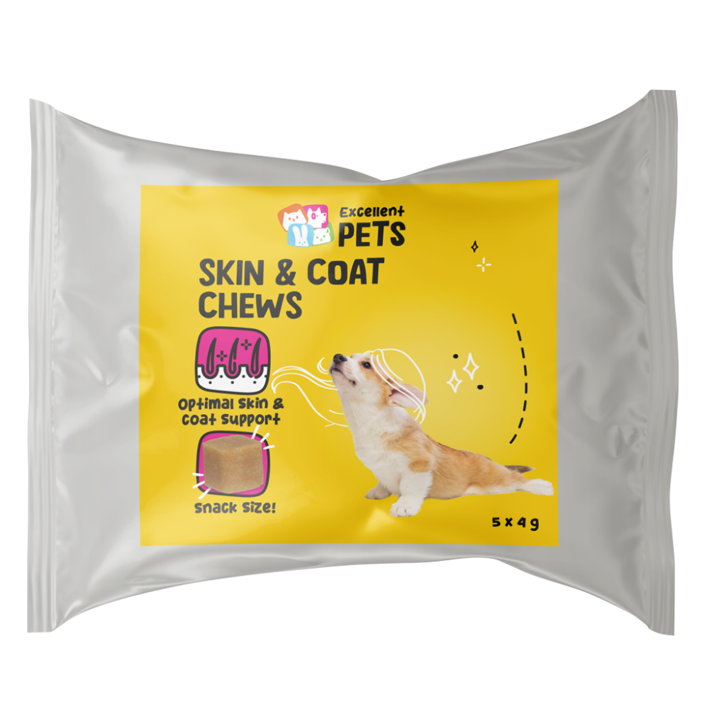 Petsexclusive Excellent Pets Skin and Coat Chews 5 Treats