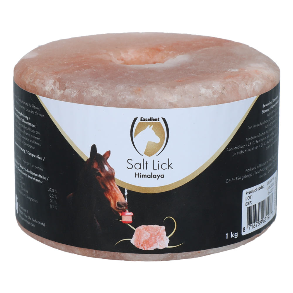 Excellent Horse - Liksteen Himalaya - Bron van Zout - Geschikt voor Paarden - 1 kg