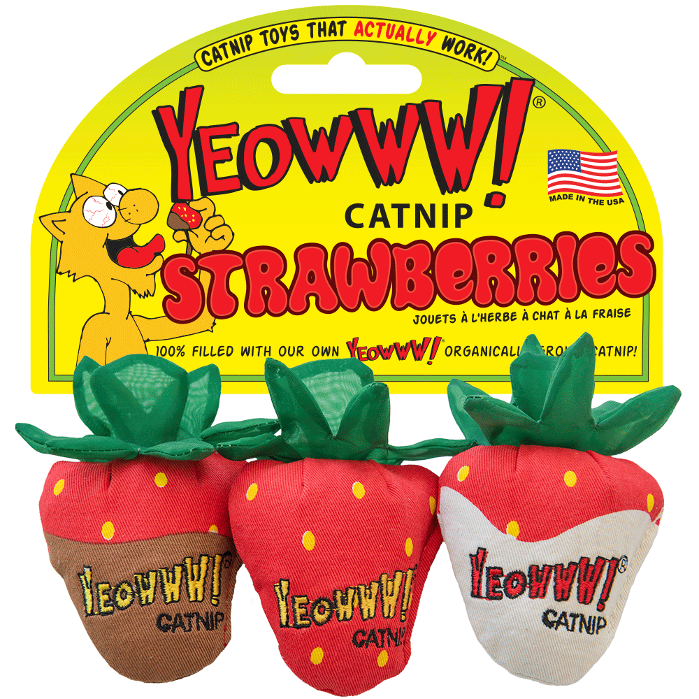 Petsexclusive Yeowww Strawberries 3-pack