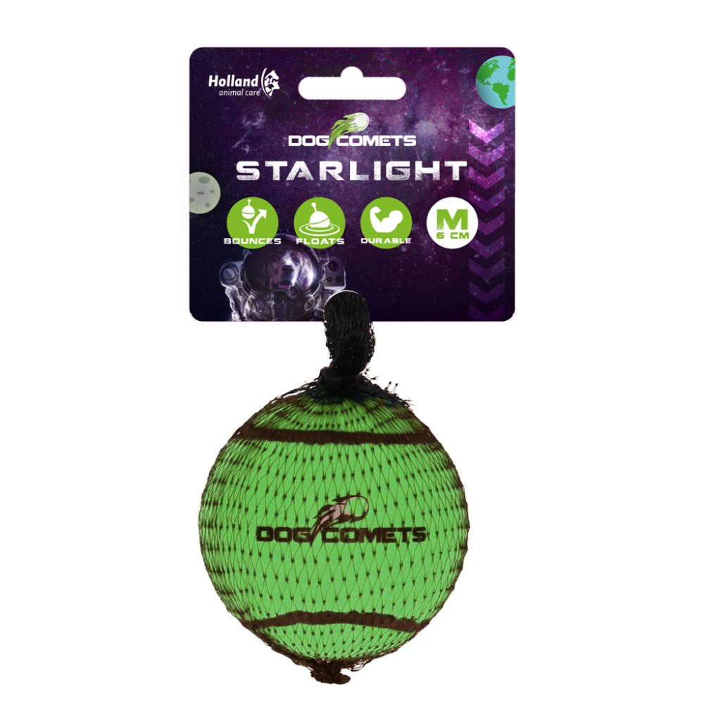 Dog comets Starlight Green 1pc