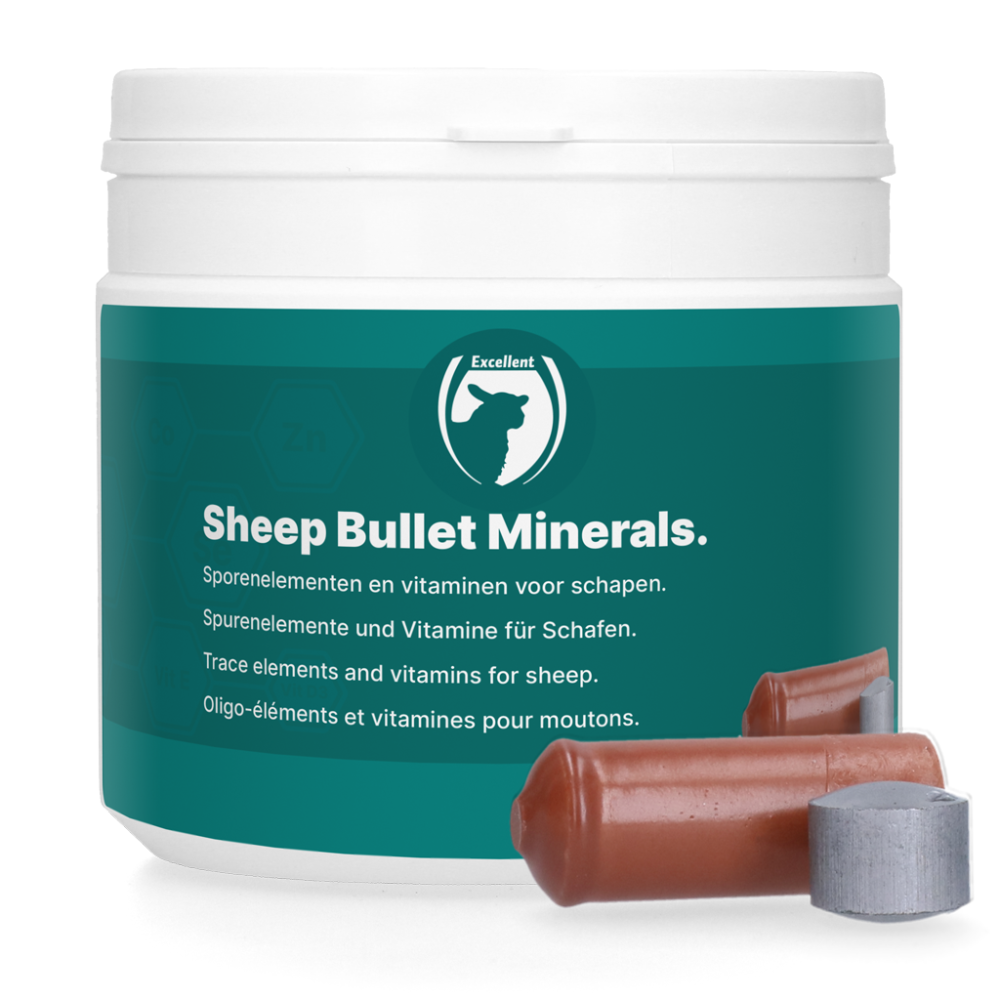 Excellent Sheep Bullet Minerals - Bevordert de vruchtbaarheid en vitaliteit van lammeren - 10 Stuks
