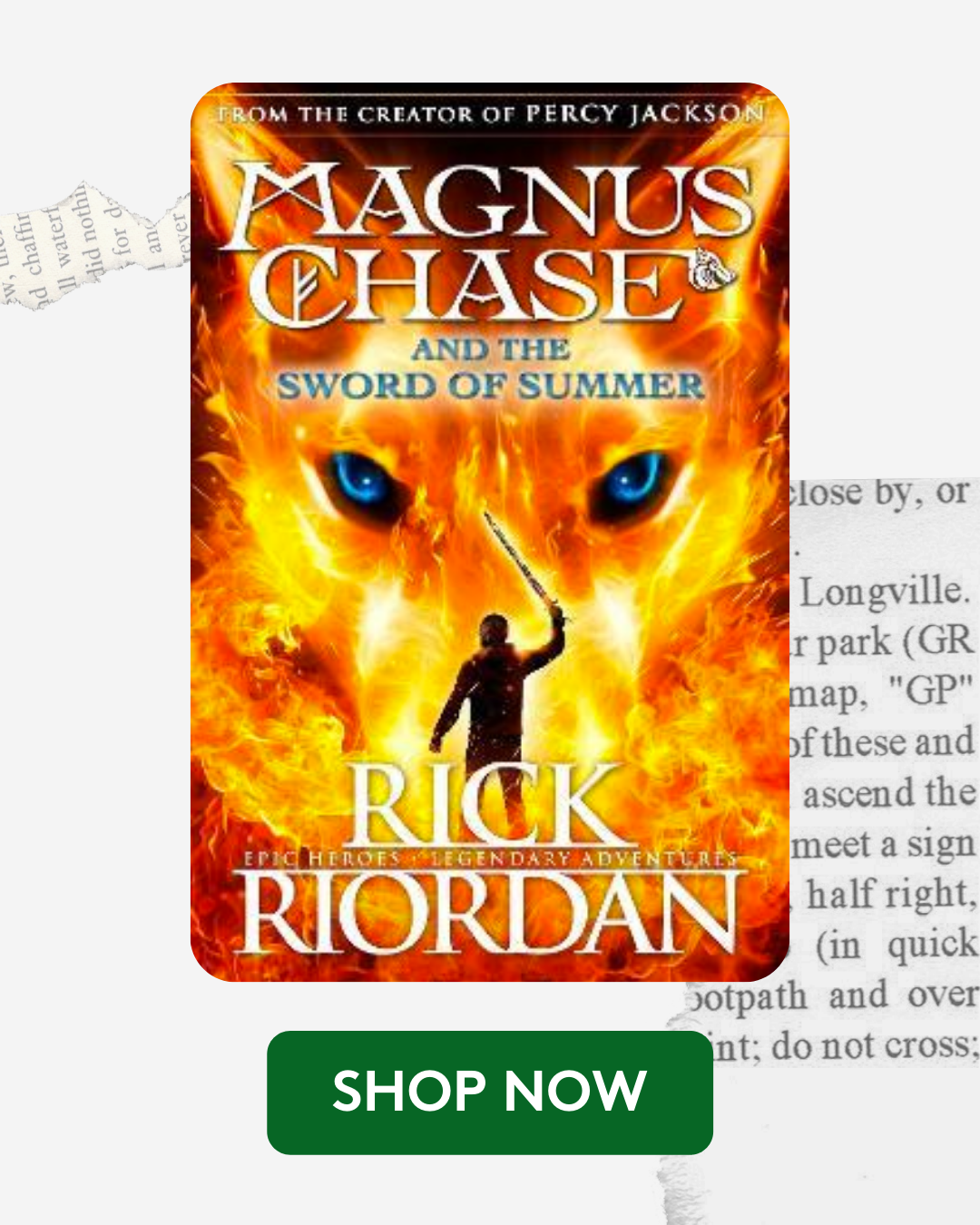 Shop Magnus Chase and the Sword of Summer by Greek retelling bestselling author, Rick Riordan. Also the author of the Percy Jackson and the Olympians.