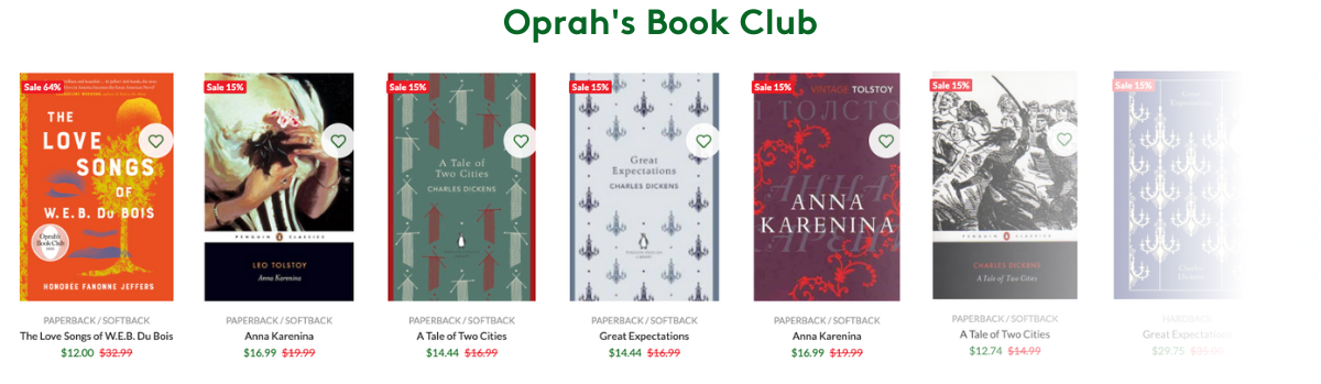 Oprah's Book Club Picks