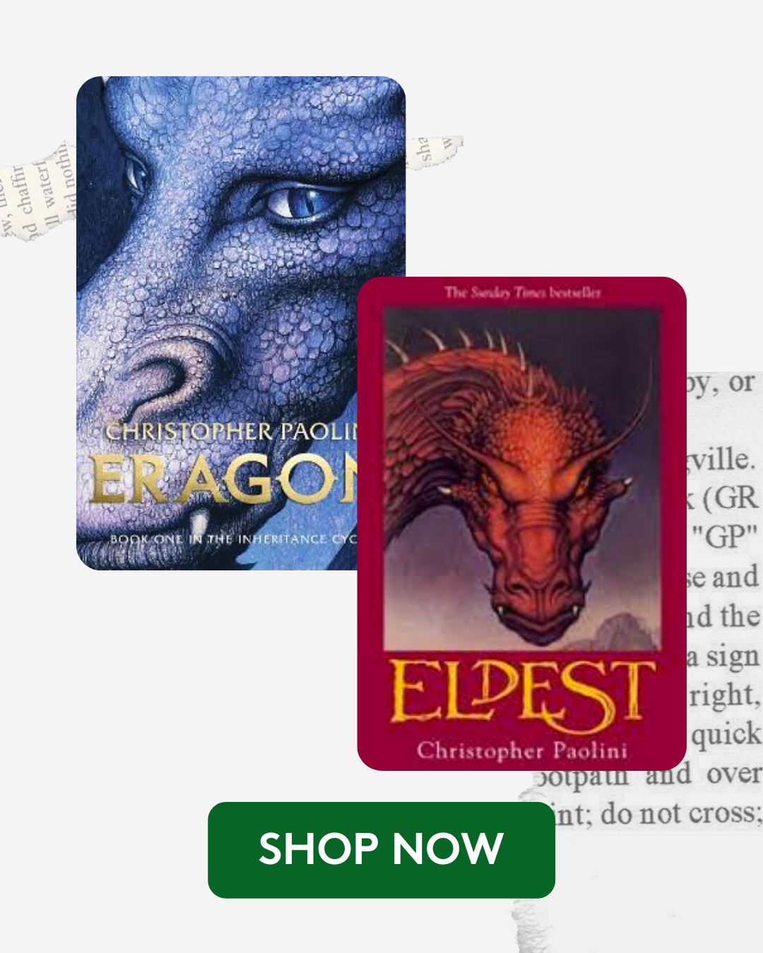 Shop the Eragon series, best Fantasy Young Adult series by bestselling author Christopher Paolini. Book 1 of the Inheritance Cycle.