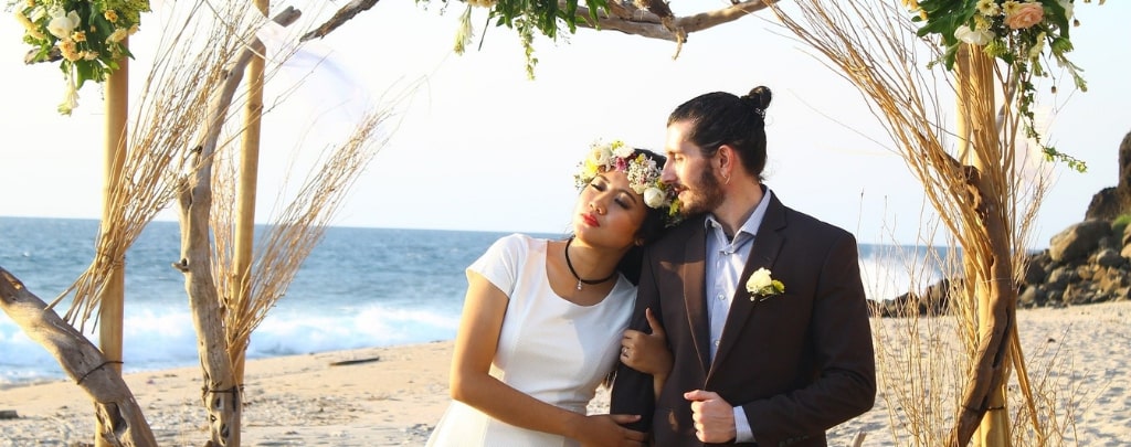 Décoration de mariage en coquillage