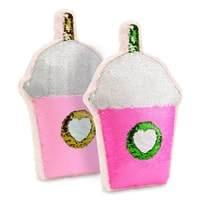 Reversible Sequin Frappe Pillow