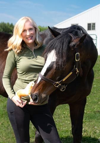 Susan and her horse Knight