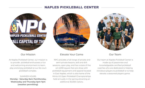 Naples Pickleball Center Purchasing Portal
