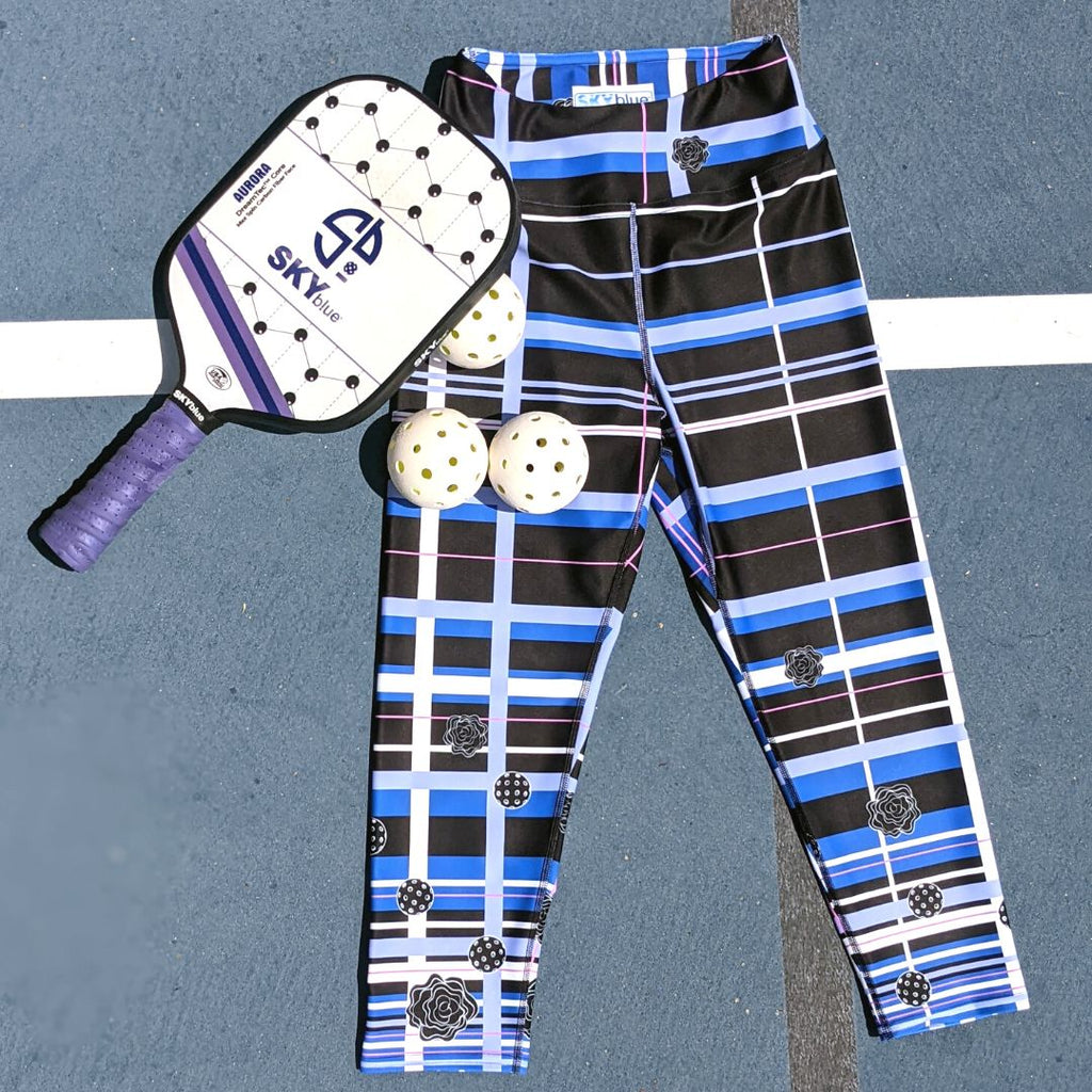 Got Pla(yed)id© Red, White & Blue Women's High-Waisted Pickleball